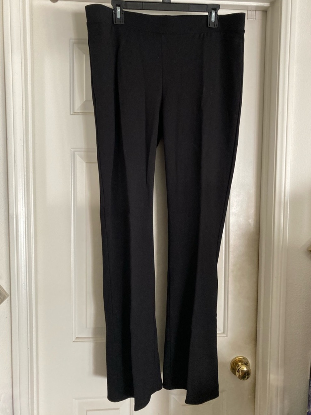 Vince Camuto Black Women's Pull-On Knit flare Pants